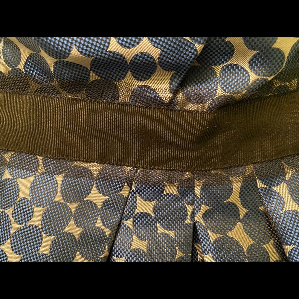 BCBG MaxAzria Blue Polka Dot Holiday Dress-Final Price - Picture 6 of 10